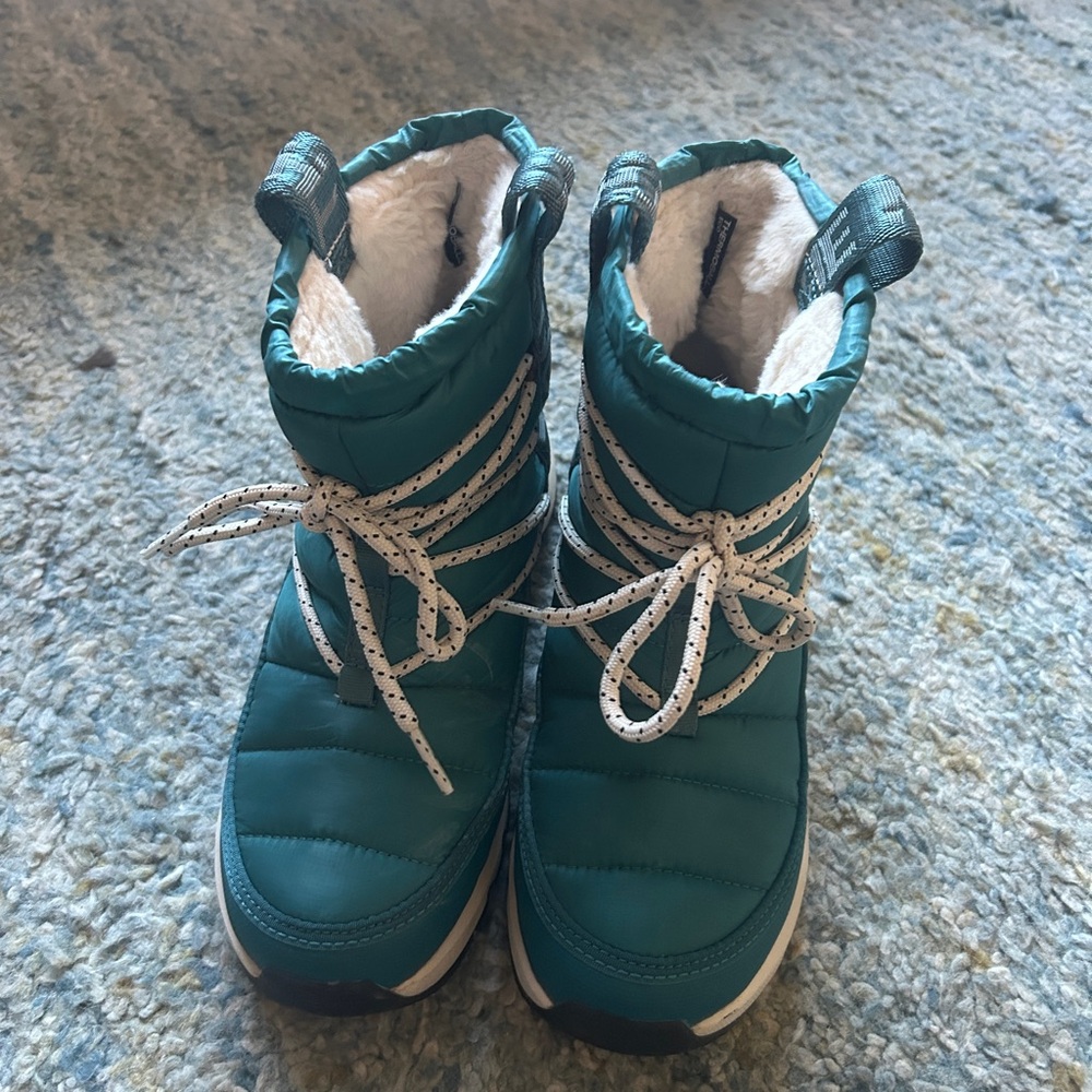 The North Face Teal Winter Boots